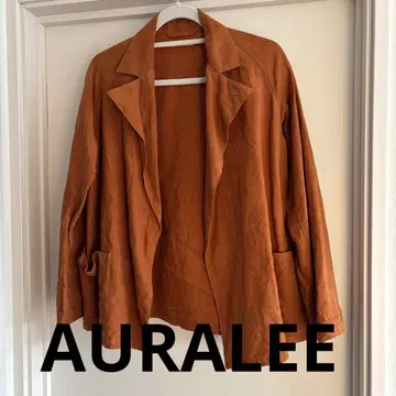 오라리 워시드 리넨 벨트 재킷