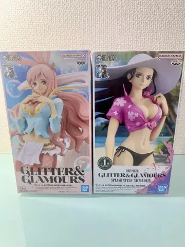 미개봉 원피스 SHIRAHOSHI & NICO ROBIN 피규어 2종