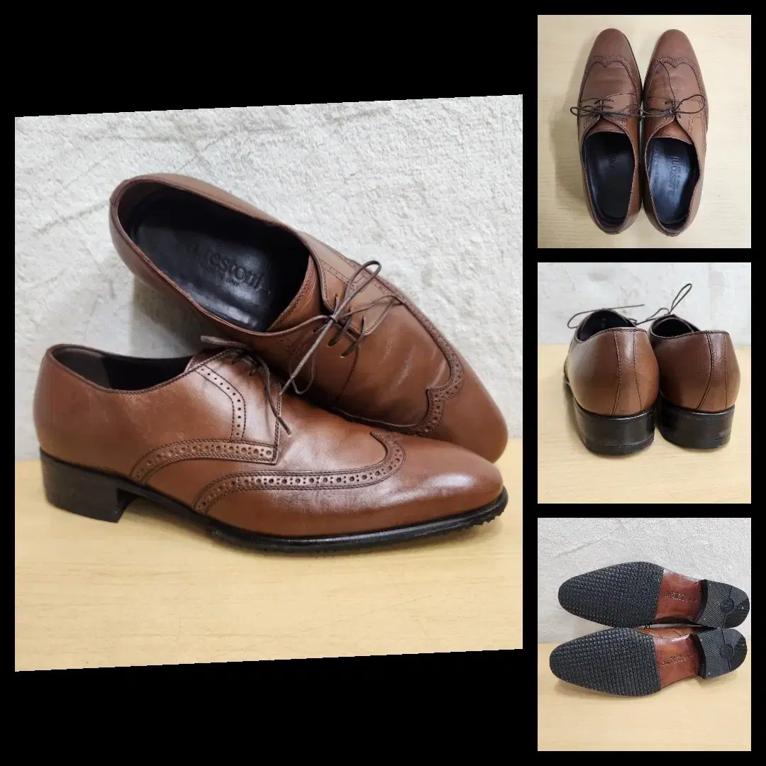 Genuine Atestoni Men's Leather Shoes 8 (265-270)