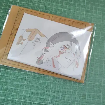 모노노카이 원화 엽서 10장 세트(미니 클리어 파일 포함) 약장수