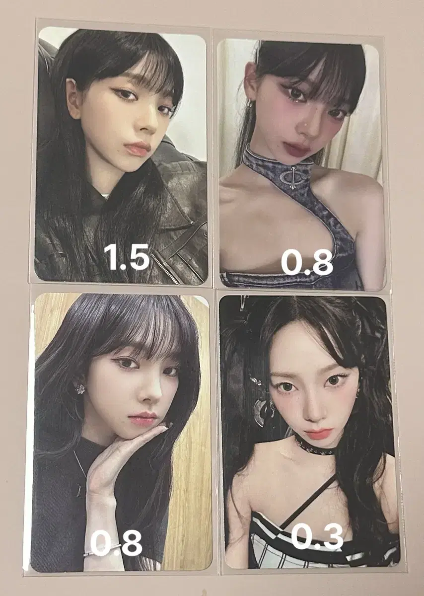 에스파 카리나 포카 미공포 특전 트레카 드라마 10만원 큐큐뮤직 윈터