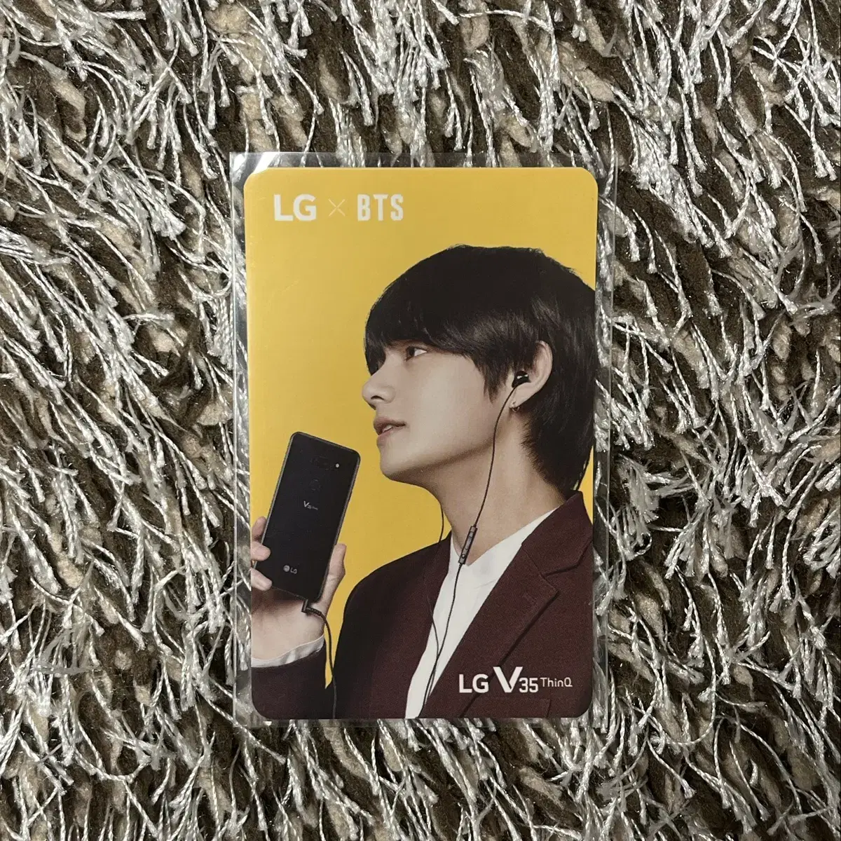 BTS bangtan limited edition LG Taehyung v Photocard