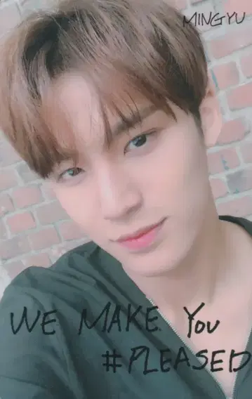 세븐틴 WE MAKE YOU MINGYU 트레이딩 카드 #PLEASED