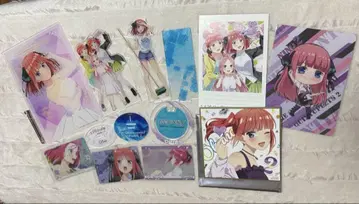 5등분의 신부 나카노 니노 아크릴 스탠드 색지 카드 묶음 판매