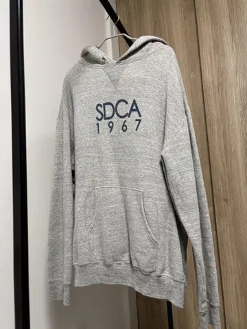 스탠다드 캘리포니아 SDCA 1967 그레이 후드티