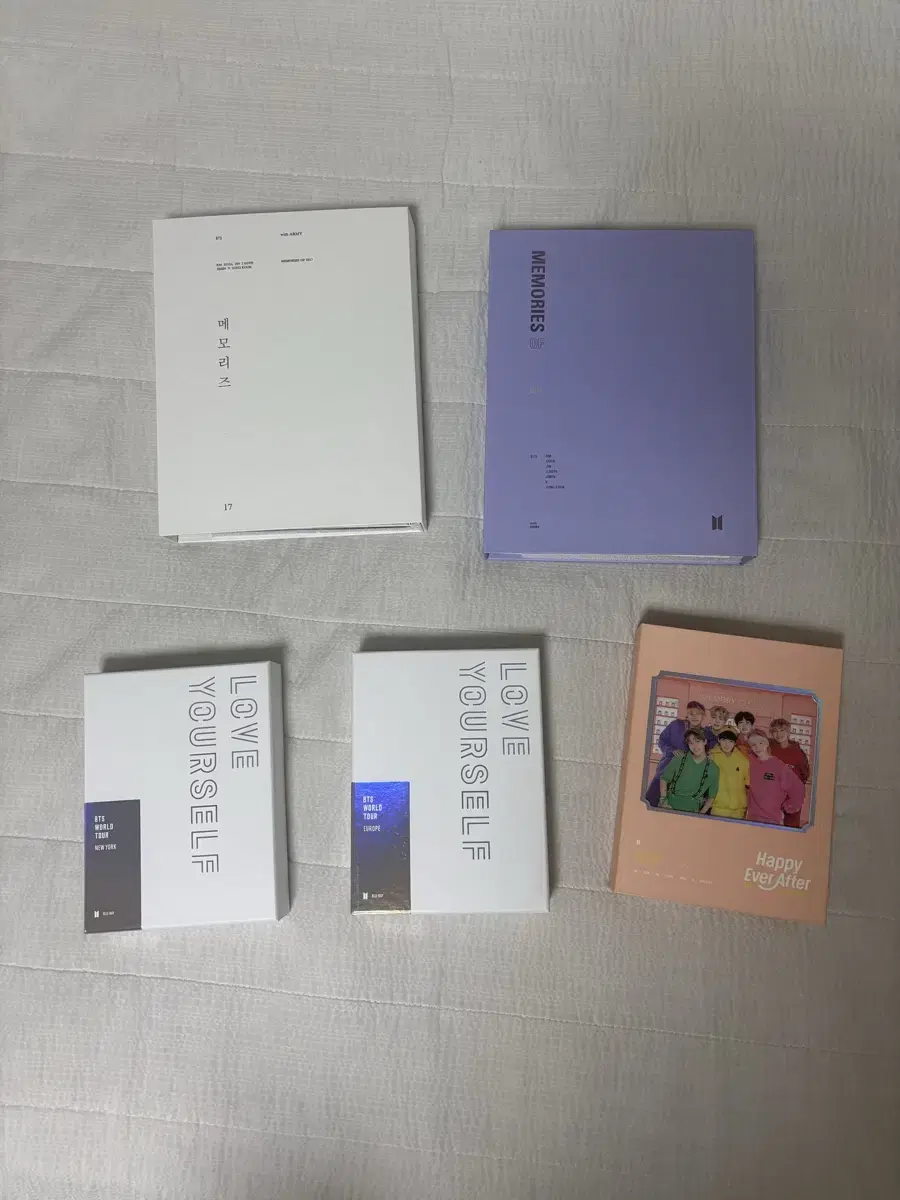 방탄 메모리즈 블루레이 굿즈 일괄 판매