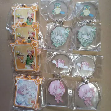 프로세카 산리오 러버 아크릴 키체인 사 에무 닝닝