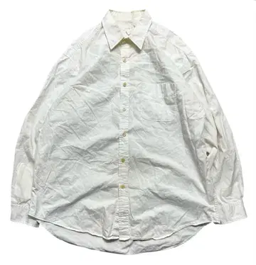 90년대 빈티지 j.crew 화이트 브로드 셔츠
