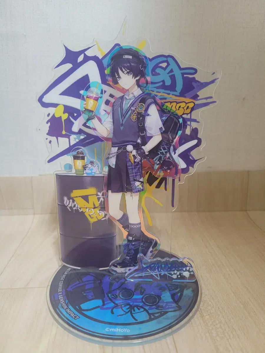 Genshin Impact Wanderer Mega Coffee acrylic Stand