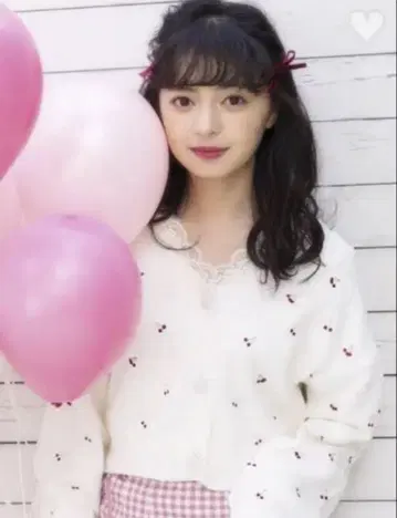 에블린 체리 가디건 블랙