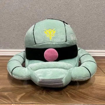 건담 슈퍼 DX 헤드형 봉제 인형 샤아 자쿠