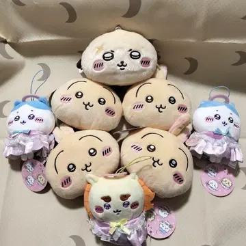 치이카와 (먼작귀) 천사 큰 마스코트 봉제 인형 패스 케이스 파우치