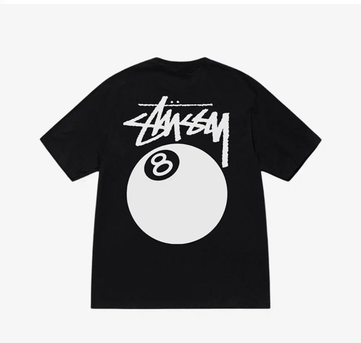 S 스투시 stussy 8볼 티셔츠 반팔티 블랙 미개봉 새제품 판매