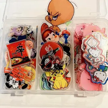 키티 포켓몬 호빵맨 음식 히스 미니 등 아크릴