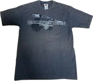 00s USA제 HARLEY-DAVIDSON 티셔츠 이글 페이드