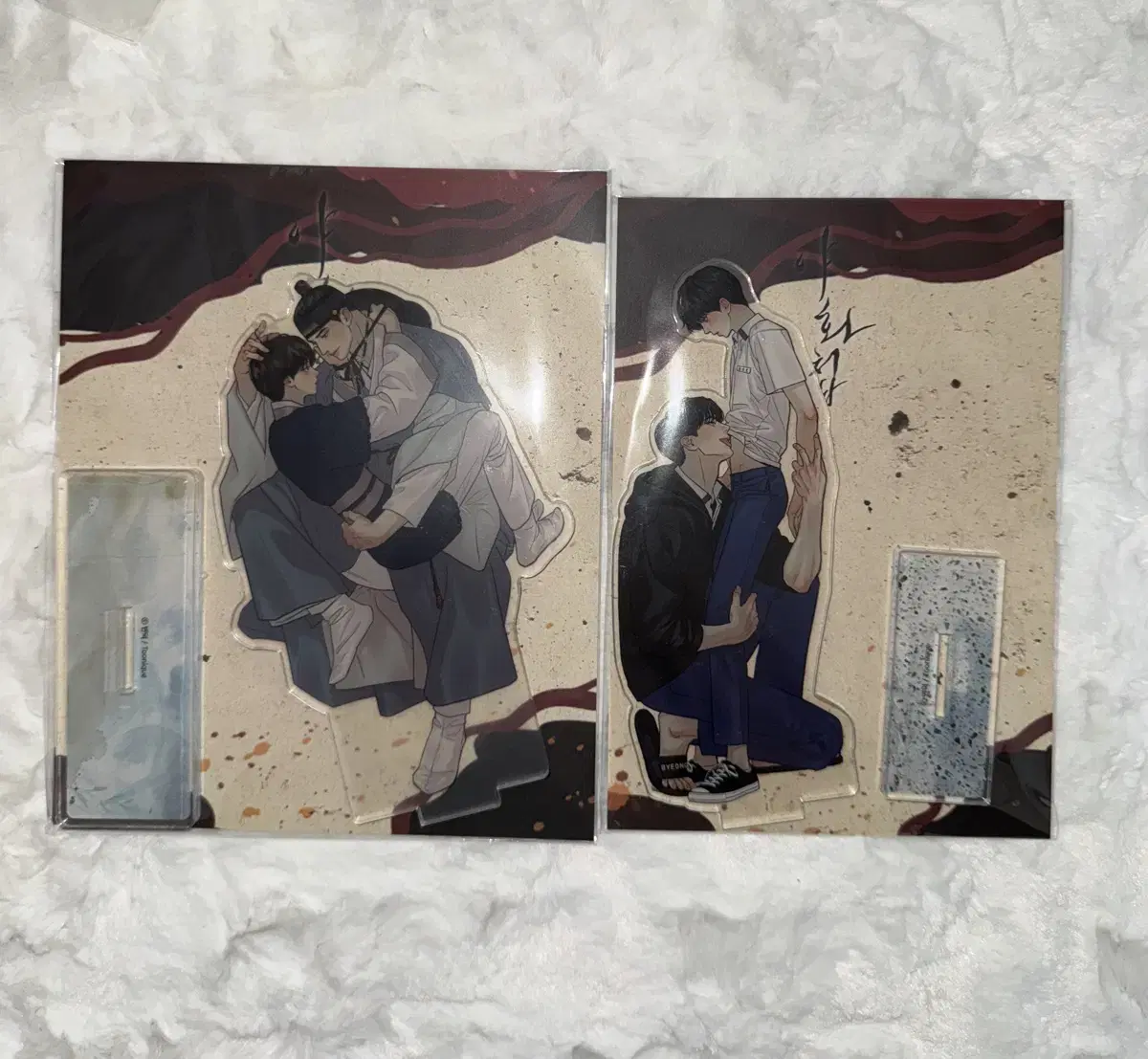 [원가 양도] 야화첩 아크릴+인생화첩 드볼 일괄