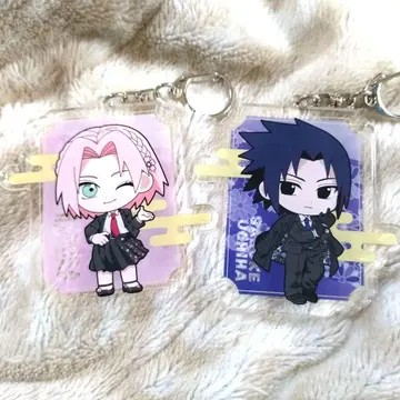 사스케와 사쿠라 미니 캐릭터 아크릴 키링 gigo