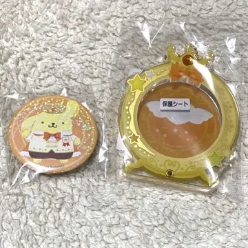 산리오 폼폼푸딩 선택하고 배지 프레임 2개 세트