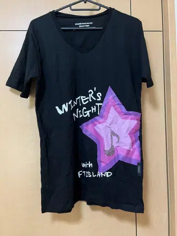 FT아일랜드 WINTER'S NIGHT 티셔츠 L사이즈