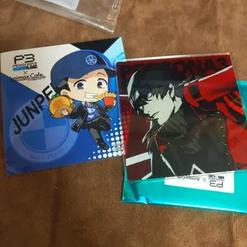 페르소나 3 애니맥스 카페 아라가키 신지로 아크릴 스탠드 코스터