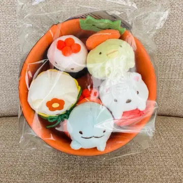 미사용 스미코구라시 스시통 봉제 인형 세트