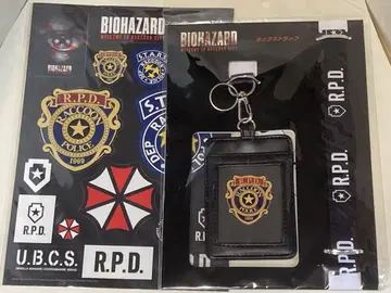 바이오하자드 R.P.D. 넥스트랩 및 스티커 세트