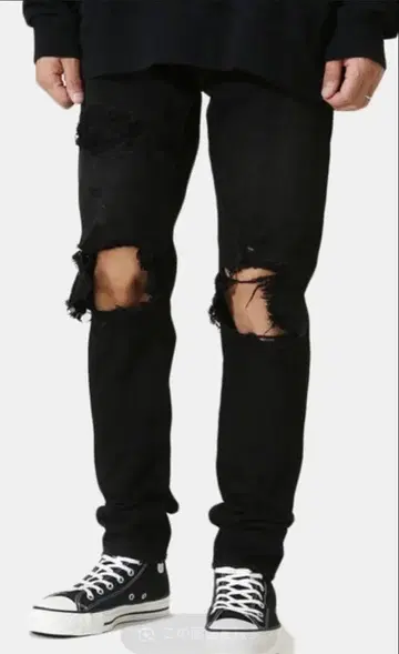 마인 데님 Grunge Slim Straight 5포켓