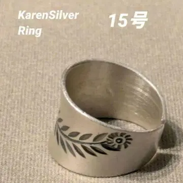 카렌 실버 핸드메이드 반지 r-53