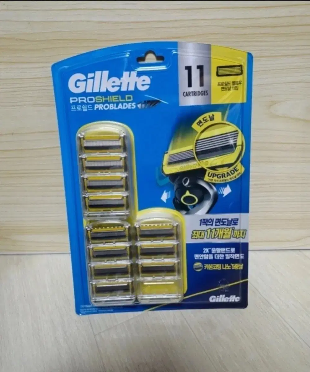 Gillette ProShield Yel Razor Blades, 11-Pack