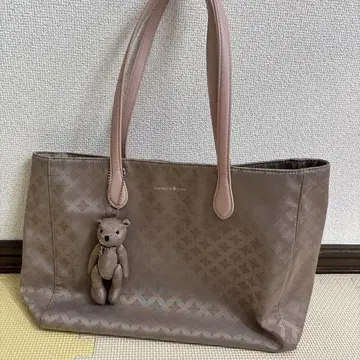 PATRICK COX 토트백 핑크 레어 컬러 곰 참