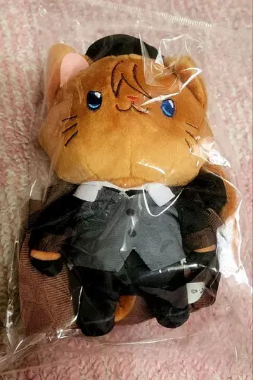 문호 스트레이독스 나카하라 지로 with CAT 안대 키링 봉제 인형