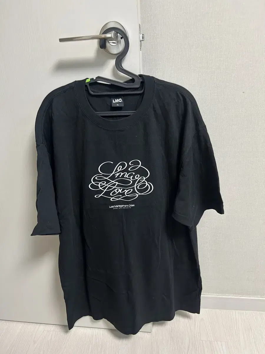 LMC 프린팅 반팔 블랙 XL