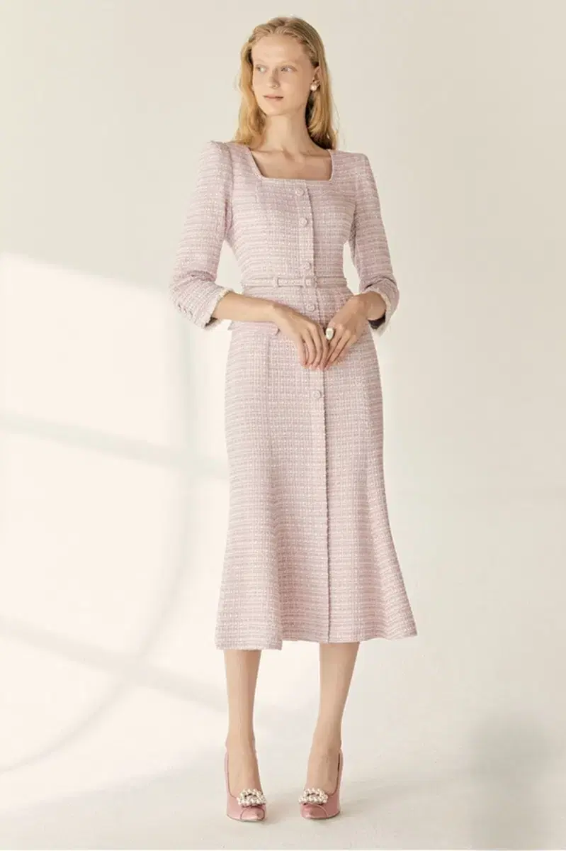 가격인하)브라이드앤유Melissa square neck dress2사이즈