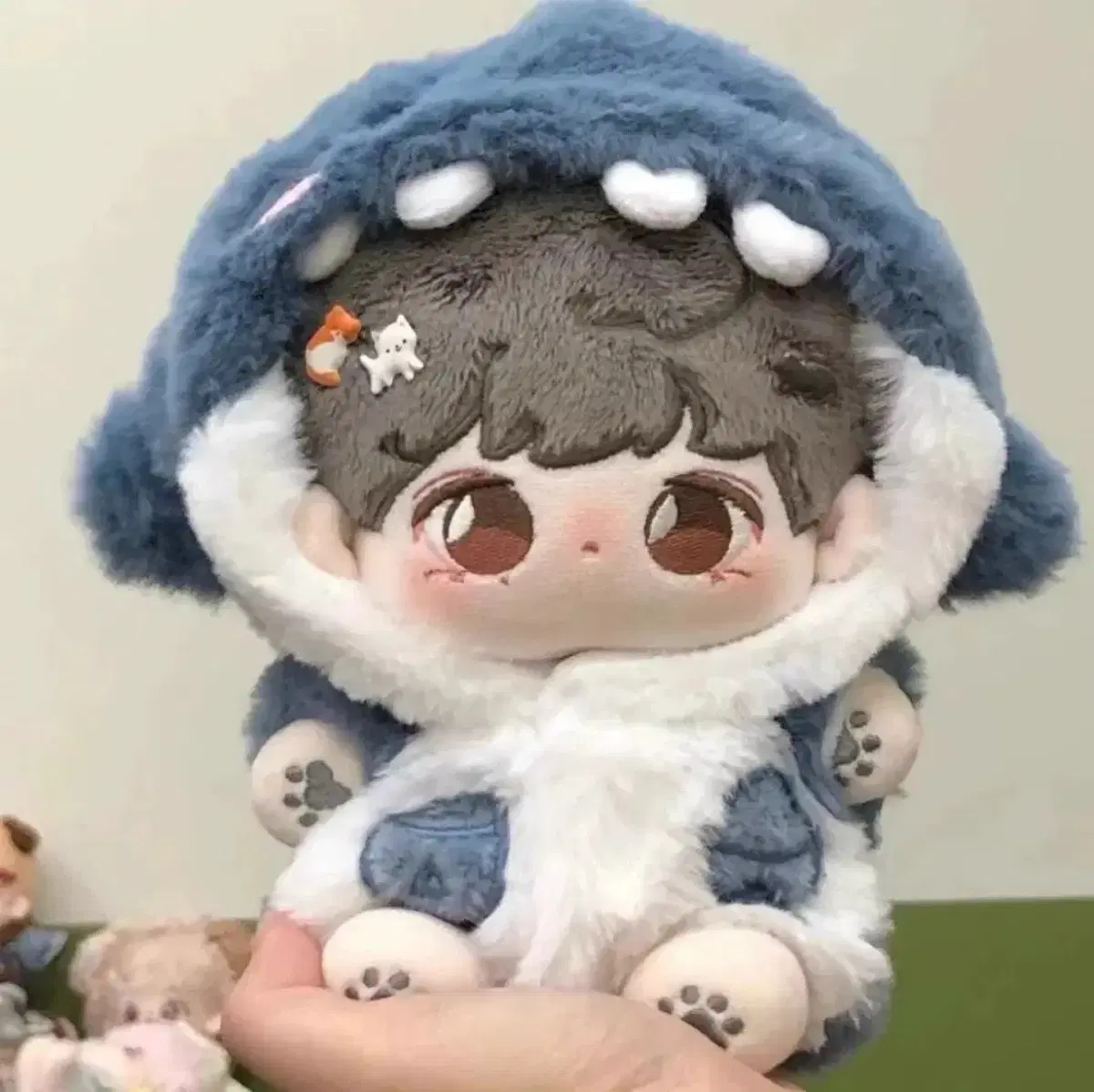 (새상품) 현물 20cm 솜인형옷 상어 원피스 한벌옷