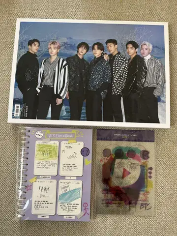 Kpop BTS 포토 카드, 데코 북, 스티커 세트