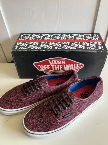 Vans 오센틱 스펙클 팩 레드 27.0cm