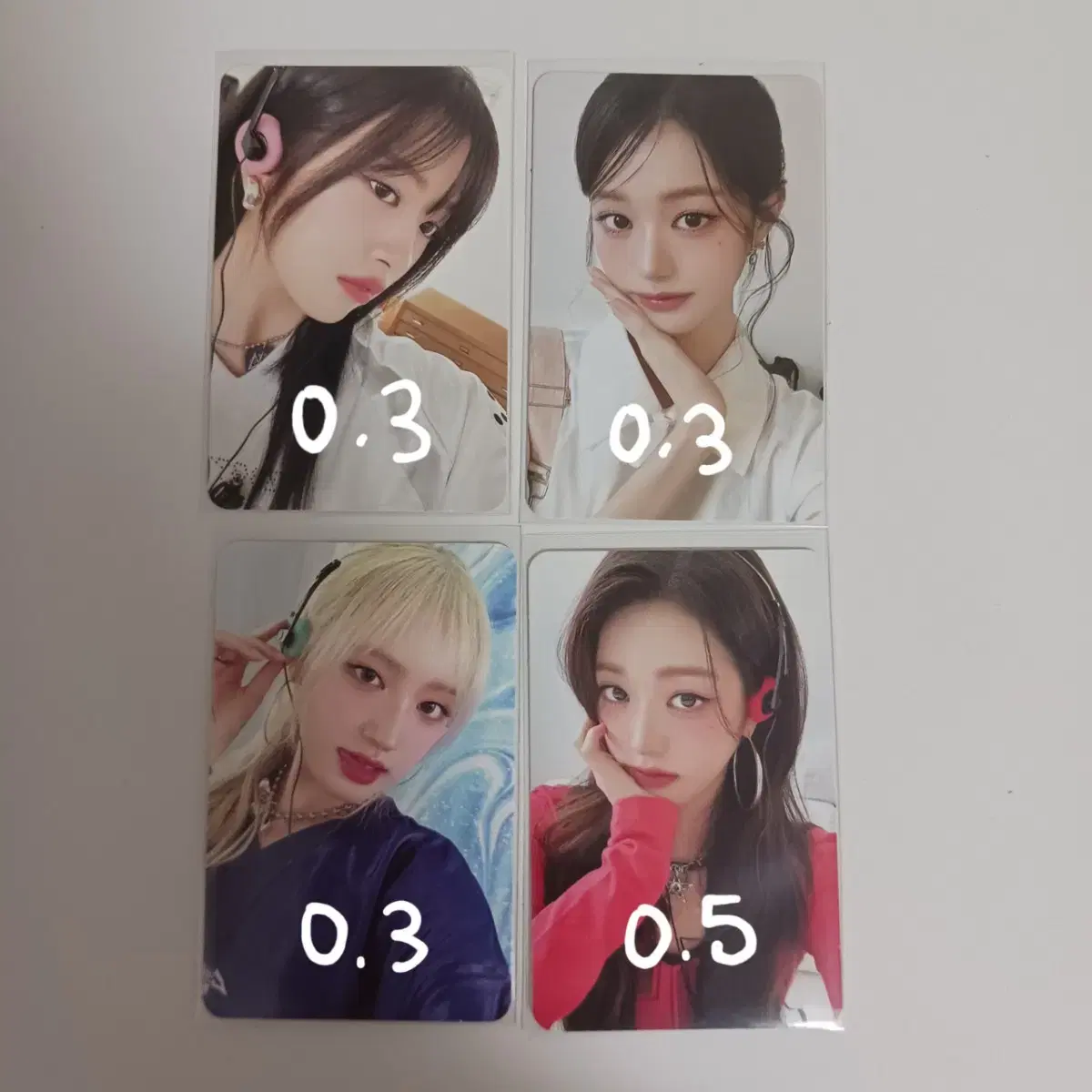 아이브 시그 시즌그리팅 2025 유진 원영 리즈 포카 포토카드