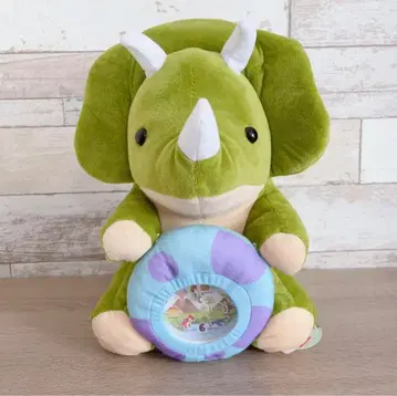 트리케라톱스 봉제 인형 알람 시계