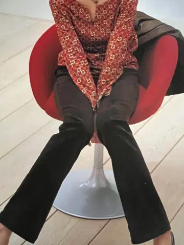 스포티프/스트레치 코듀로이 부츠컷 팬츠 미우라 리사코 구매 코게차