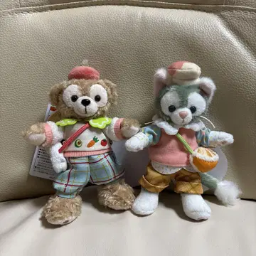 원더풀 주방 젤라토니 닷피 봉제 인형 배지 새상품 2개