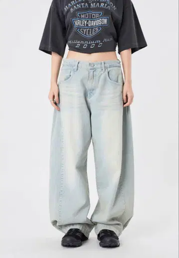 라우코하우스 와이드 데님 팬츠