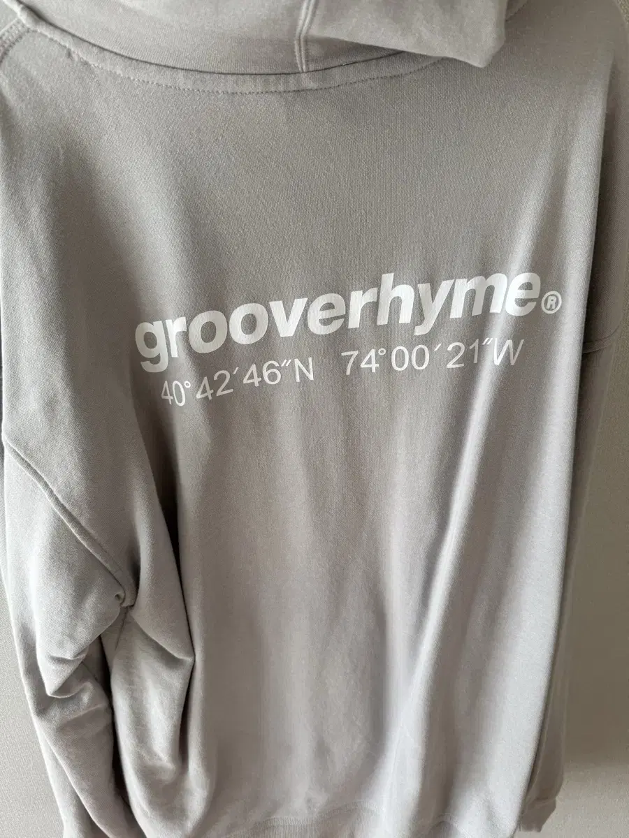 G-RUBRAIM HOODIE L LIGHT GREY