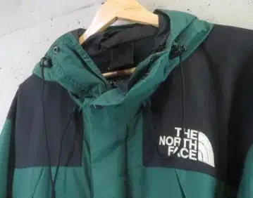 노스페이스 마운틴 후드티 고어텍스 그린 블랙 L사이즈