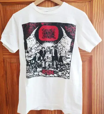 나팔 데스 Napalm Death 티셔츠 M사이즈 메탈
