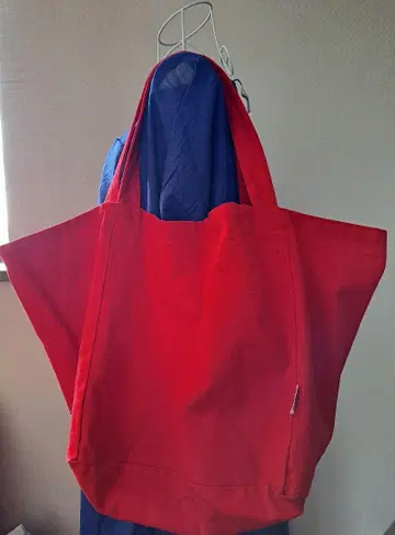 pouto 대용량 토트백 빨간색 레드