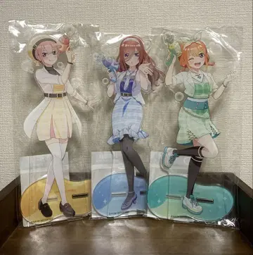 5등분의 신부 행복 캔뱃지 하나 꽃 세잎 네잎 빅 아크릴 스탠드 3종