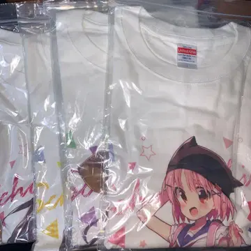 학교생활! 캐릭터 티셔츠 4장