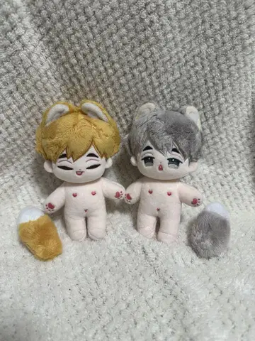 스켈레톤 있음! 당일 발송! 옷 갈아입기 봉제 인형 10cm 미야 형제