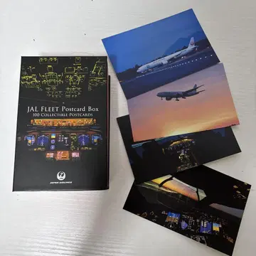JAL FLEET 엽서 박스 미개봉 새상품