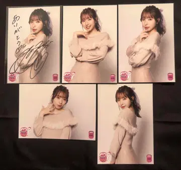 SHACHI 오구리 유키히메 브로마이드 사인 찻주전자와 아이돌